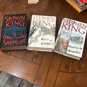 3 Stephen King books